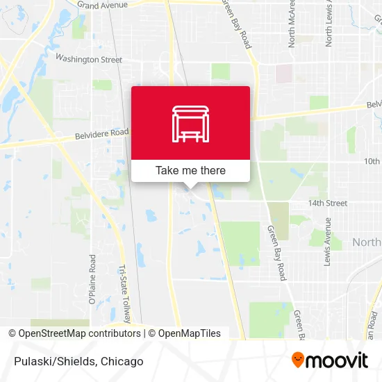 Pulaski/Shields map