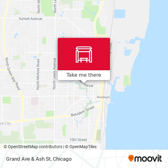 Mapa de Grand Ave & Ash St