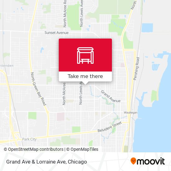 Mapa de Grand Ave & Lorraine Ave