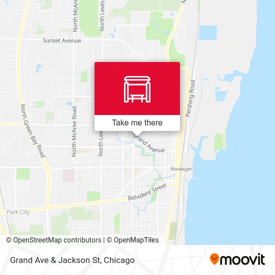 Grand Ave & Jackson St map