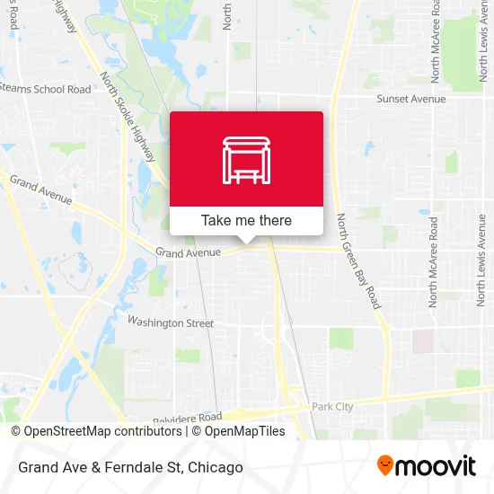Grand Ave & Ferndale St map