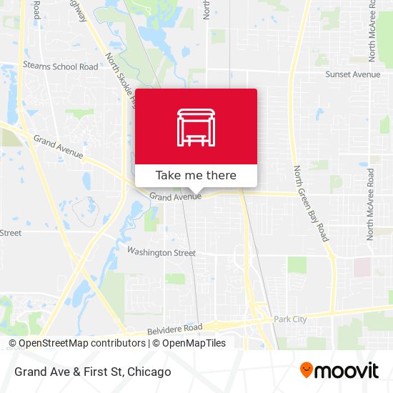 Mapa de Grand Ave & First St