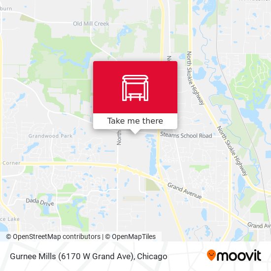 Mapa de Gurnee Mills (6170 W Grand Ave)
