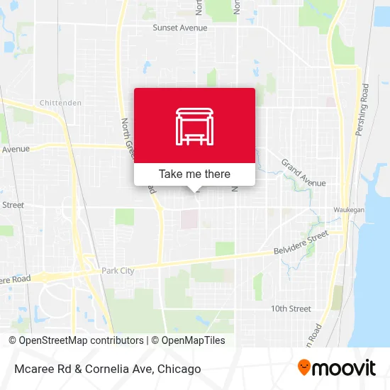 Mcaree Rd & Cornelia Ave map