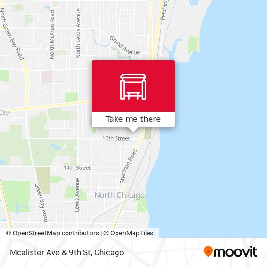 Mcalister Ave & 9th St map