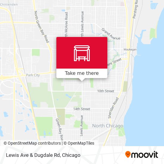 Mapa de Lewis Ave & Dugdale Rd