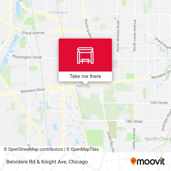 Belvidere Rd & Knight Ave map