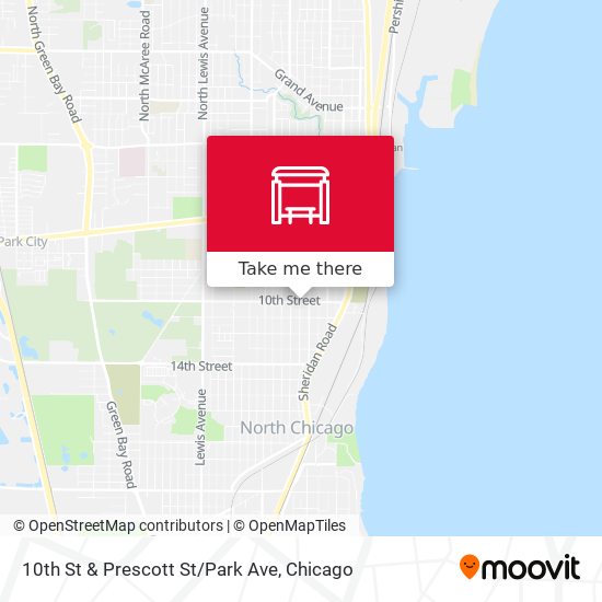 10th St & Prescott St/Park Ave map