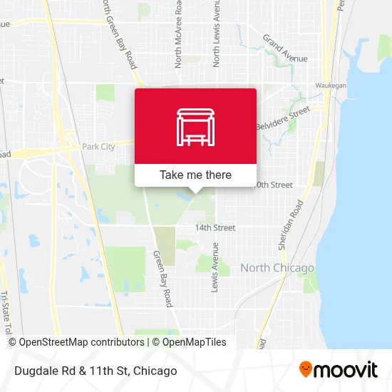 Dugdale Rd & 11th St map