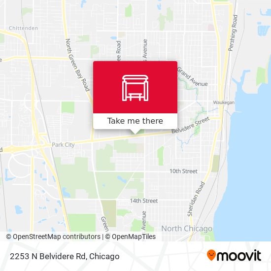 2253 N Belvidere Rd map