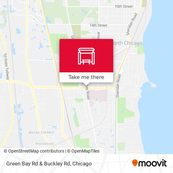 Green Bay Rd & Buckley Rd map