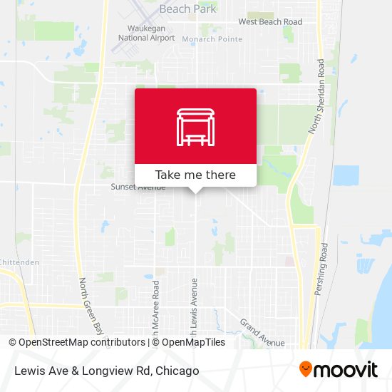 Lewis Ave & Longview Rd map