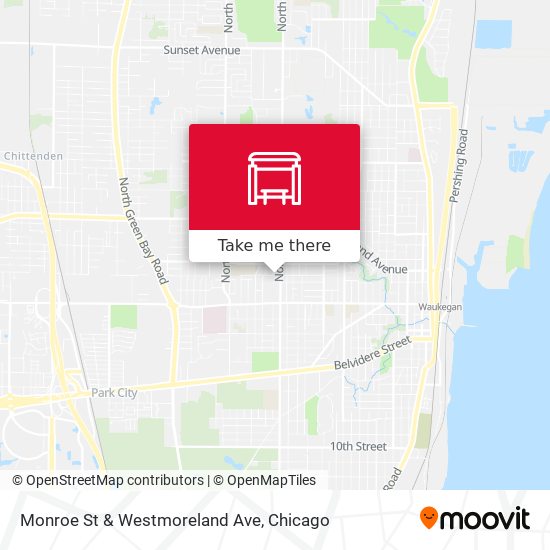 Mapa de Monroe St & Westmoreland Ave