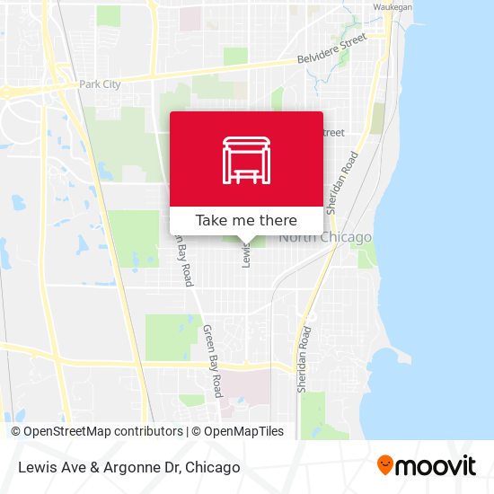 Mapa de Lewis Ave & Argonne Dr