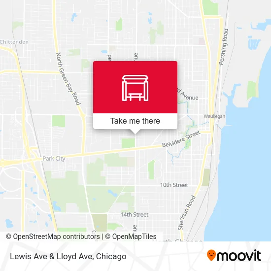 Lewis Ave & Lloyd Ave map