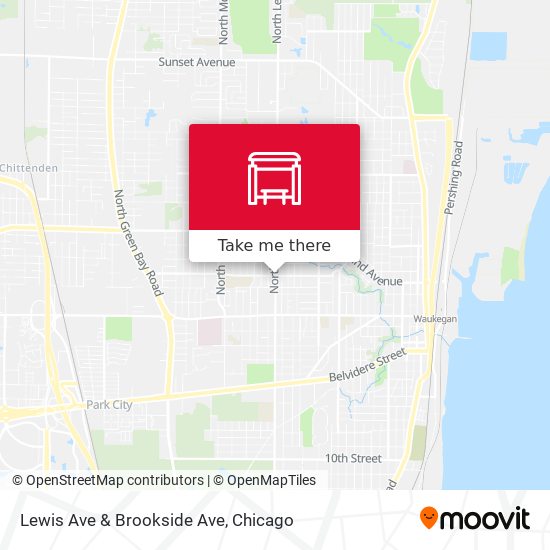 Mapa de Lewis Ave & Brookside Ave