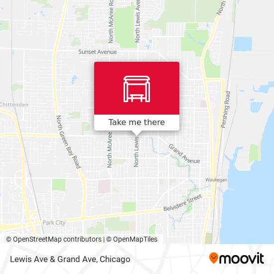 Mapa de Lewis Ave & Grand Ave