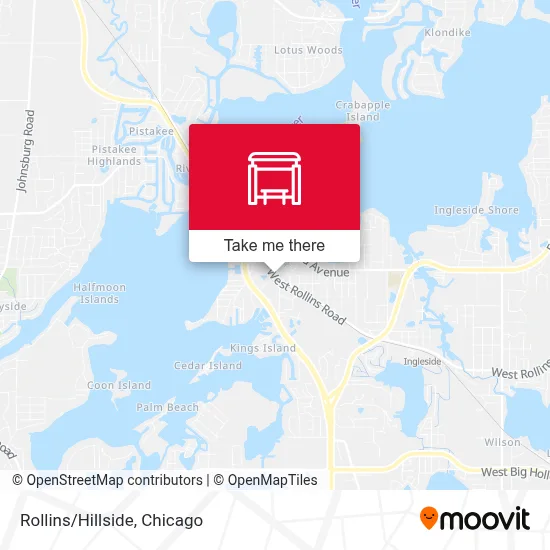 Rollins/Hillside map