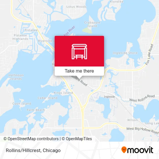 Rollins/Hillcrest map