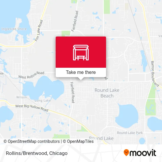 Rollins/Brentwood map