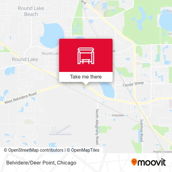 Belvidere/Deer Point map