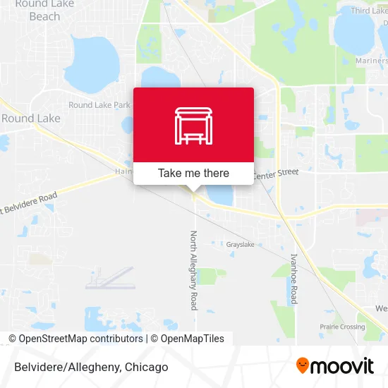 Belvidere/Allegheny map