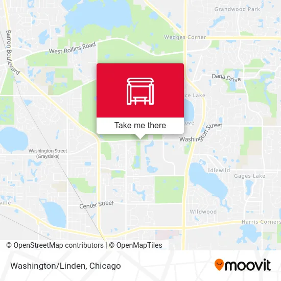 Washington/Linden map