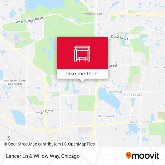 Lancer Ln & Willow Way map