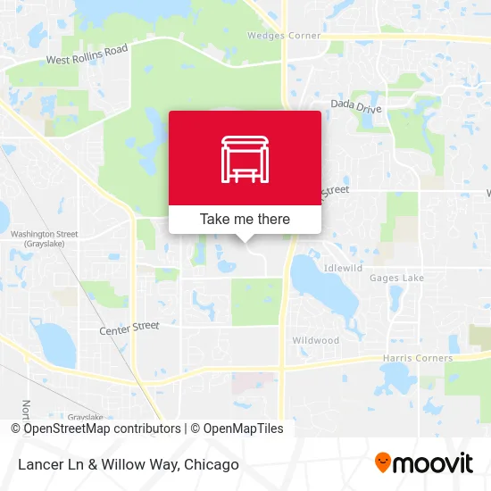 Lancer Ln & Willow Way map