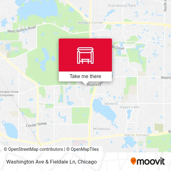 Washington Ave & Fieldale Ln map