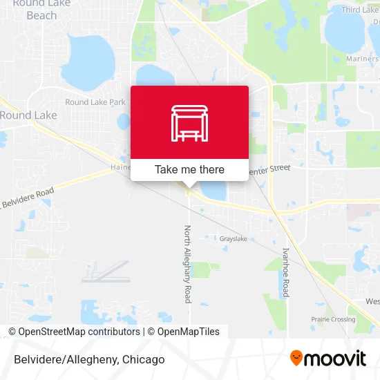 Belvidere/Allegheny map