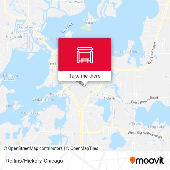 Rollins/Hickory map