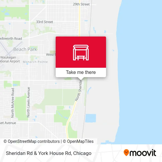Sheridan Rd & York House Rd map