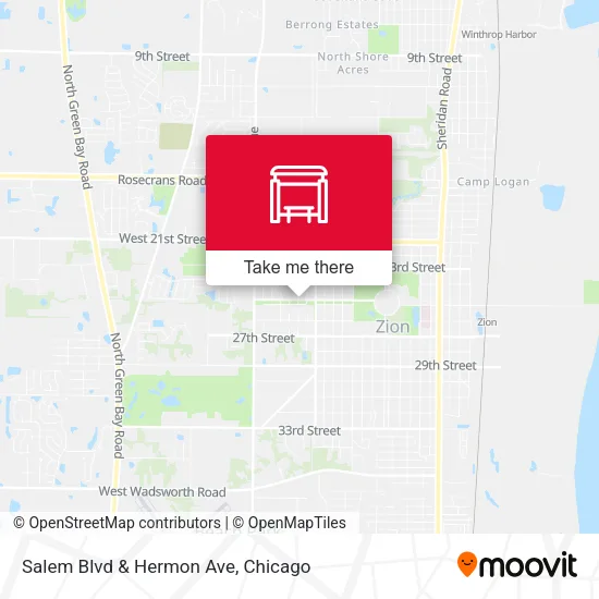 Salem Blvd & Hermon Ave map