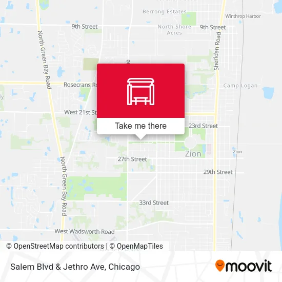 Salem Blvd & Jethro Ave map