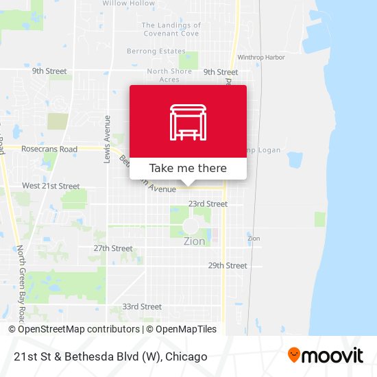 Mapa de 21st St & Bethesda Blvd (W)