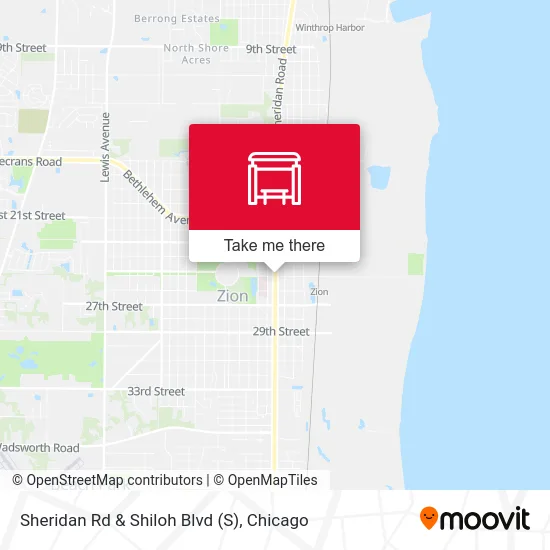 Sheridan Rd & Shiloh Blvd map