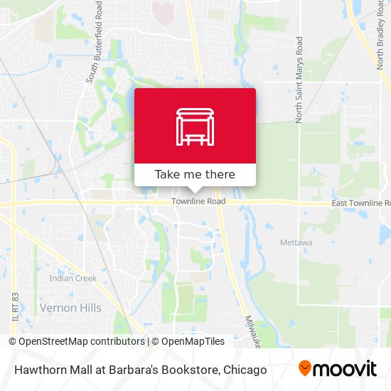 Hawthorn Mall at Barbara's Bookstore map