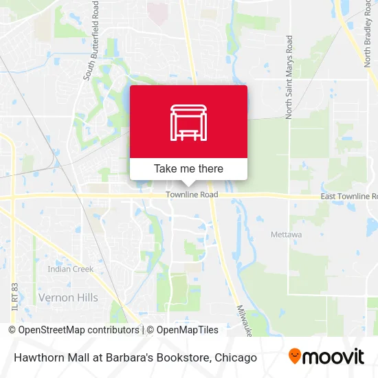 Hawthorn Mall at Barbara's Bookstore map