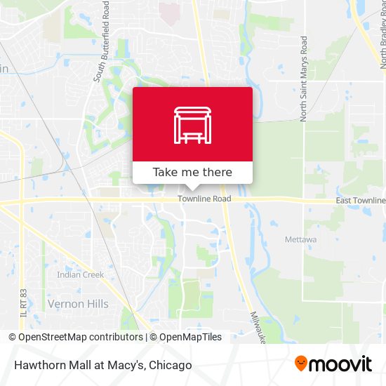 Mapa de Hawthorn Mall at Macy's