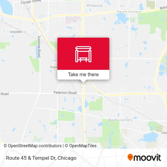 Route 45 & Tempel Dr map