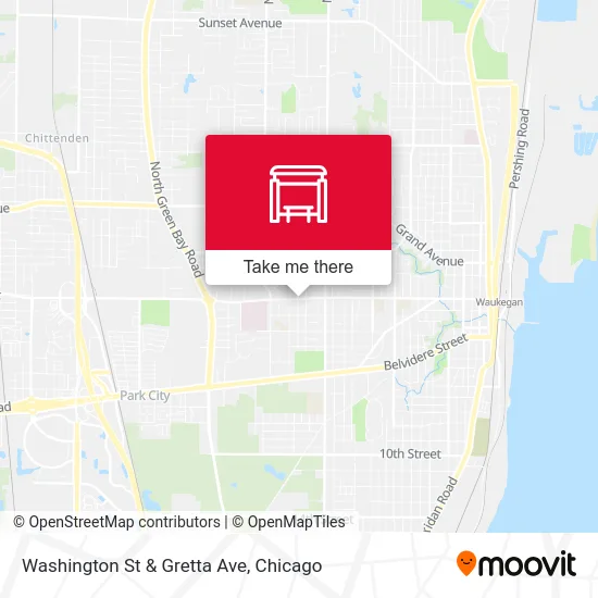 Washington St & Gretta Ave map