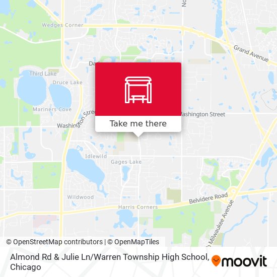 Almond Rd & Julie Ln / Warren Township High School map
