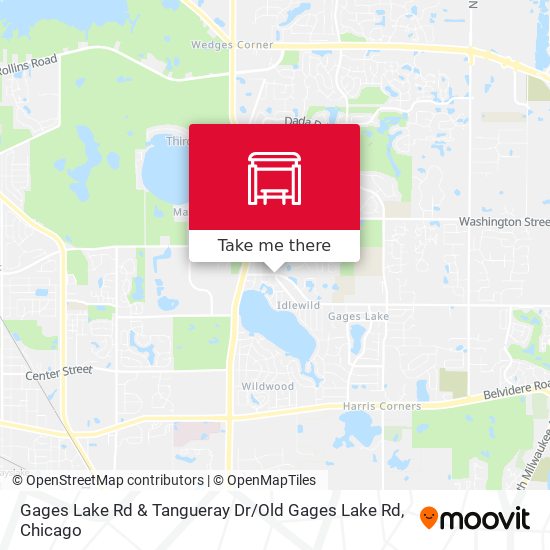 Gages Lake Rd & Tangueray Dr / Old Gages Lake Rd map