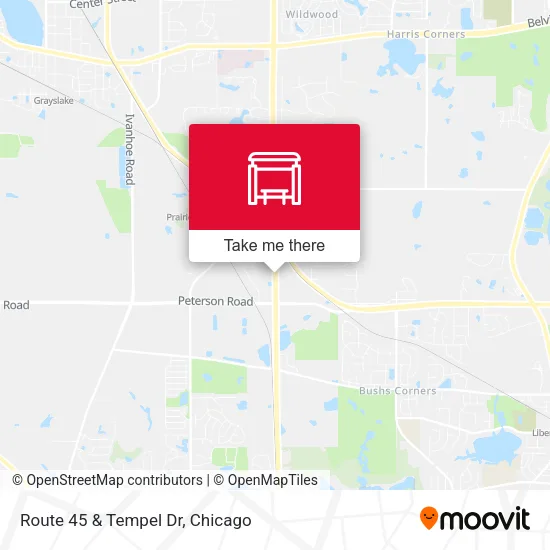 Route 45 & Tempel Dr map