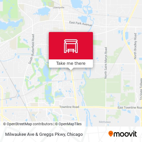 Milwaukee Ave & Greggs Pkwy map