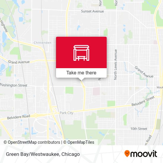 Mapa de Green Bay/Westwaukee