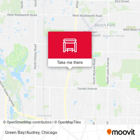 Green Bay/Audrey map