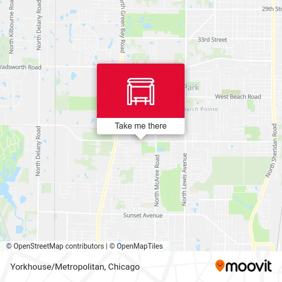 Yorkhouse/Metropolitan map