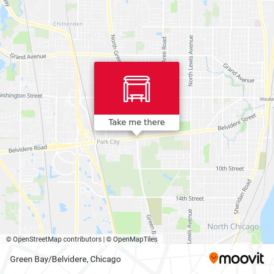 Green Bay/Belvidere map